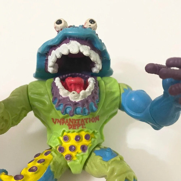 Vintage 1991 Wyrm Teenage Mutant  Ninja Turtles TMNT Playmates With Belt - Picture 16 of 16